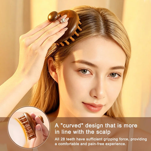 HX YUEGOUHUI 5 Wooden Trigger Point Massage Tool, Wood Spider Shape Legs Massager for Women Men Neck Shoulder Back