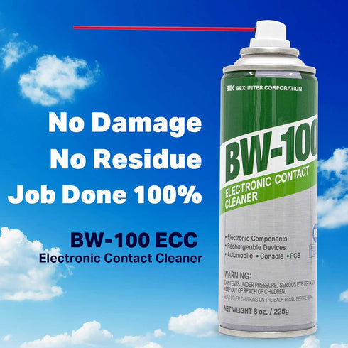 Non-Flammable Electronic Contact Cleaner Aerosol Spray - Safely Cleans Joycons, Computers, PCB and More - Quick Dry |