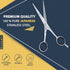 Ruvanti Hair Cutting Scissors - Professional Barber Shears for Salon & Home Use, Sharp Stainless Steel Blades
