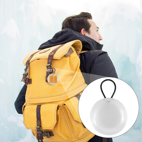 Mini Portable Earplug Case with Lanyard, 2pcs Ear Plug Carrying Cases, Small Storage Box for Travel, Transparent