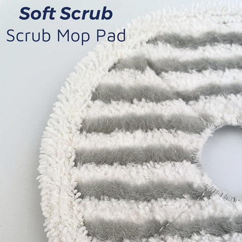6 Count Mop Replacement Pad Compatible with Bissell SpinWave + Vac Spin Mop (6pack for Deep Clean)