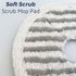 6 Count Mop Replacement Pad Compatible with Bissell SpinWave + Vac Spin Mop (6pack for Deep Clean)