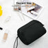 Narwey Large Women Makeup Bag, Wide-open Travel Cosmetic Organizer Toiletry Bag for Cosmetics & Accessories (Black)
