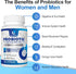 300 Billion CFU Probiotic, 12 Probiotic Strains + 3 Prebiotics, Daily Supplement for Digestive Health, 120 Counts
