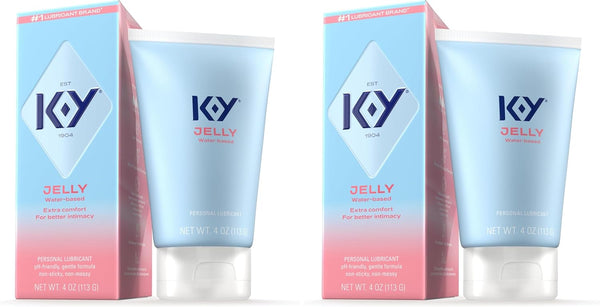 K-Y Jelly Personal Lubricant, Water-Based Formula | Body-Friendly | Safe with Latex