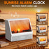 Sunrise Alarm Clock, White Noise Sound Machine for Bedroom, Wake Up Light Sunlight Alarm Clock with Ambient Lights