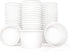Paper Ice Cream Cups 4oz Small White Dessert Bowls Pack of 50 Count for Frozen Yogurt and Frozen Dessert Supplies