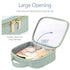 PACKISM TSA Approved Toiletry Bag, Clear Makeup Bags with Handle, Laurel Green, Quart-sized Travel Essentials