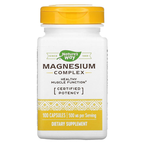 Natures Way Magnesium Complex - 100 Count