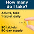 Nature Made Multivitamin For Him, No Iron, 90 Tablets, Daily Nutritional Support, 90 Day Supply