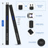 Electric Candle Lighter Plasma Arc Lighters, USB Rechargeable Battery, Windproof & Flameless, Obsidian Black