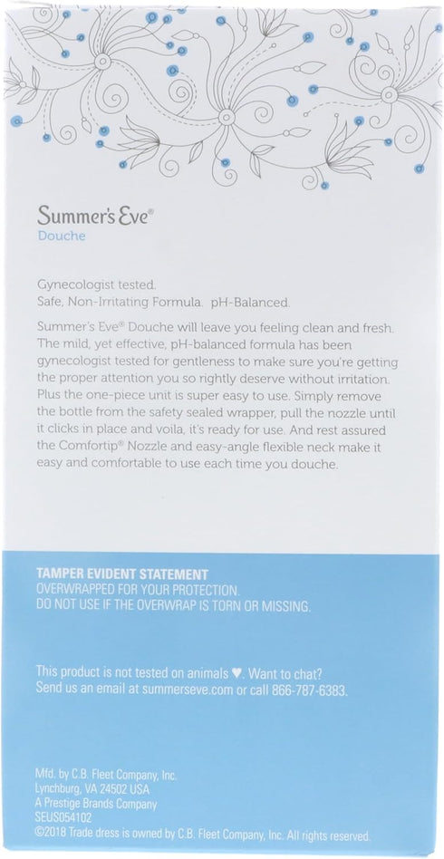 Summer's 4.5 Oz, 4 (Pack 4) Eve Douche, Extra Cleansing Vinegar and Water, Fl Ct.