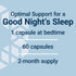 Life Extension Melatonin, 3 mg, 60 Capsules - Optimal Sleep Support and Healthy Circadian Rhythms