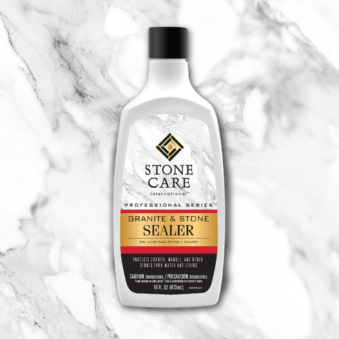 Stone Care International Granite Stone Sealer, 16 Ounce for Granite Marble Soapstone Quartzite Slate Limestone