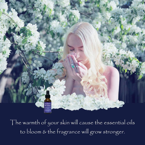 Archangel Michael Oil with Reiki Charged Amethyst Crystal (1 oz) - Sacred Anointing Oil for Blessings & Protection