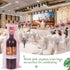Package 30pcs HRX Organza Wine Bags Pink, Sheer Mesh Bottle Gift Pouches Wine Covers Dresses with Drawstring