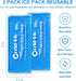 Gel Soft Flexible Ice Packs for Injuries, Reusable 2 Pack - 12" X 4.7" Cold Compress for Pain Relief