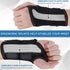 Wrist Brace for Carpal Tunnel, Night Sleep Support Splint with Compression Sleeve for Pain Relief (Left Hand, Black,