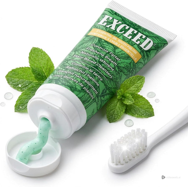 Melaleuca Whitening Tooth Polish Paste with Fluoride for Sensitive Teeth 3.3oz Clean Mint