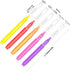 EasyHonor Braces Brush for Cleaner Interdental Brush Toothpick Dental Hygiene Flosser (5 Warm Colors, 75pcs)