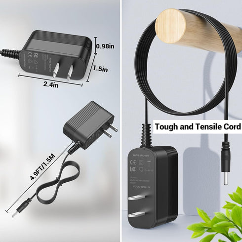 Remington Shaver Charger Cord, 5V Power Supply for PG6025, PG250, PG525, PG6145, PG6155, PG6135, PG6015