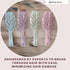 Eco-Friendly Hair Brush with Extra Soft Bristles, Vented Detangler for Wet and Dry Hair, Sky Color