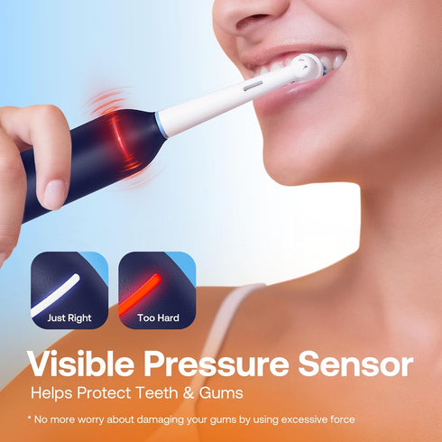 R2 8 5 Bitvae Rotating Travel Electric Toothbrush, Professional Brush Heads, Carrying Case, Teeth Care Modes, Pressure
