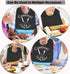JNIAP Caution Messy Eater Adult Bibs With Crumb Catcher Gag Pranks Bib Gift Adjustable Dining Clothing Protectors