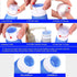 Portable Silicone Squeezable Bottles, Refillable Cosmetic Gym Containers, TSA Approved Tube Set, 3.3 oz, Pack of 4