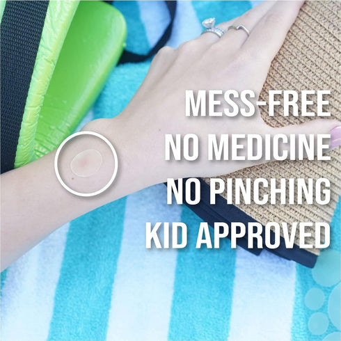 Bug Bite Itch Relief Patch for Kids, Summer Camp Essentials, Alternative to Baby Hydrocortisone Cream for Itch Relief