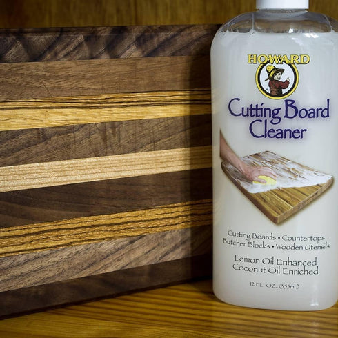 Howard Products CBC012 Cutting Board Cleaner - 12 oz Cleaner for Wooden Cutting Boards