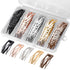 Snap Hair Clips in 5 Colors, Metal Hair Barrettes for Women and Girls Hair Accessories