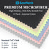 SmoTecQ 12 Pack Premium Microfiber Cleaning Cloths, High-Density, Ultra Soft, Scratch-Free for Glasses, Phones, Screens