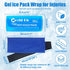 Reusable Soft Gel Ice Pack Wrap for Injuries, Flexible Hot Cold Pack for Neck, Shoulder, Knee, Ankle, Wrist, Foot,