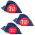 Premium XL Clipper Guards Set, Extra Strong 1.75" (#14), 1.5" (#12), 1.25" (#10) Large Guide Comb for Wahl Clippers