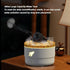 White USB Essential Oil Diffuser with LED Light and Humidifier