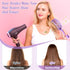 URTHEONE Hair Brush, Detangling Boar Bristle Curved Vented Hair Brush for Women Men Kids, 2 Pack, Pink & Purple