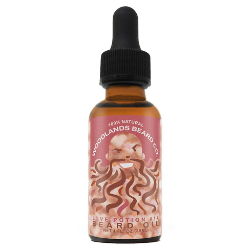 Love Potion #14 Beard Oil, Scented with Sandalwood, Jasmine, Lavender, Ylang Ylang, and Rose