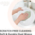 OGGI Bambou Odor-Free Kitchen Sponges - 3 pcs Natural Sponges for Dishes, 91% Bamboo-Derived Rayon, Reusable, Absorbent