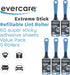 Evercare All Purpose Lint Brush, Value Pack with 5 Rollers (300 Sheets Total), Blue