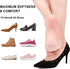 Metatarsal Pads for Women Men, 6 Pack Reusable Gel Cushion for High Heels, Pain Relief for Shoes, Bunion Pads
