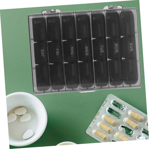 Travel-Friendly Weekly Pill Organizer - NOLITOY Medicine Storage Case