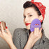 Large Size Powder Puff, 5 Inches Ultra Soft Velour Round Makeup Sponge Applicator for Face Cleaning