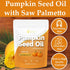 Oil,3000mg, (1) Pumpkin Seed Oil with Saw Palmetto,Nutrikiv Pumpkin Seed Cold Pressed,Essential Fatty Acids