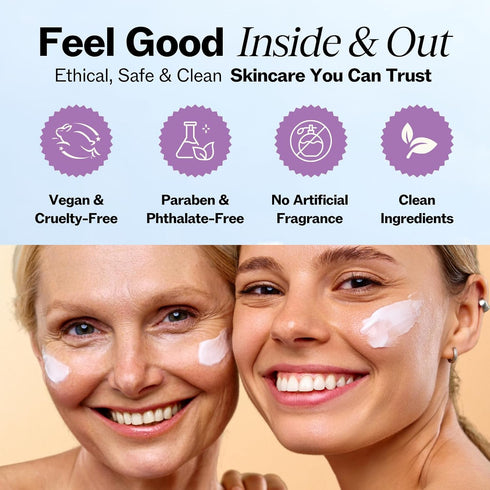 LilyAna Naturals 1.7 oz Eye Cream for Dark Circles, Puffiness, Wrinkles, Bags - Anti Aging for Sensitive Skin - Made in