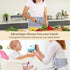 Toxin 2L 130cm Hot Water Bag, Hot Water Bottle wtih Cover, Rubber Warm Hot Water Bottles Pouch with Long Soft Waist