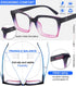 MARE AZZURO Blue Light Blocking Reading Glasses for Women, Computer Readers, 0-6.0 (Purple, 3.50)