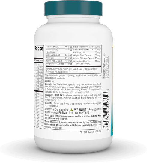 Source Naturals Wellness Formula, Advanced Immune Support, 120 Capsules