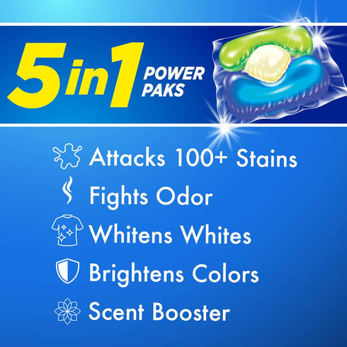 HAMMER 5-in-1 40 Count (Packaging ARM & plus OxiClean Power Paks, may vary)