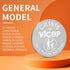 ViCep 5-Pack CR1616 1616 3V Battery CR Lithium Batteries for Car Key Fob, Watches, Remote Control, Calculator & More
